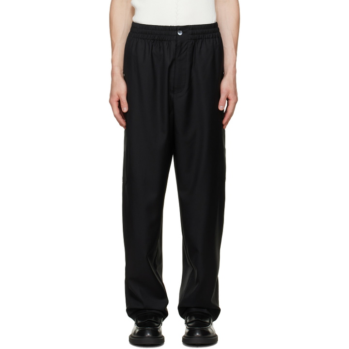 Photo: Kenzo Black Kenzo Paris Cargo Jog Trousers