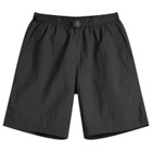 Snow Peak Men's Nylon Tussah 2-Way Shorts in Black