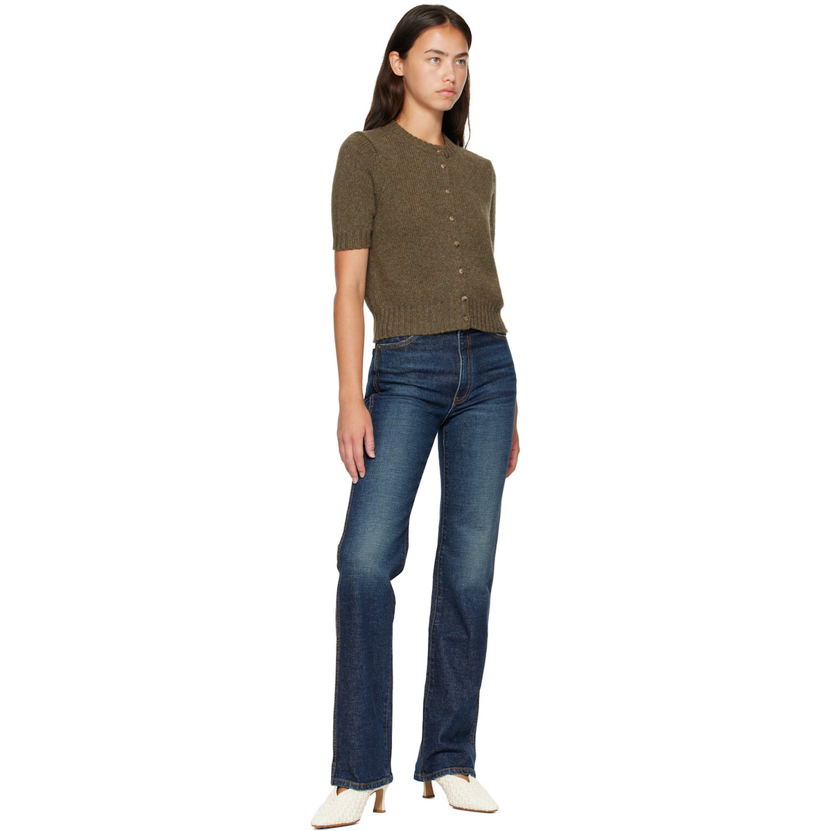 KHAITE Indigo Danielle Stretch Jeans