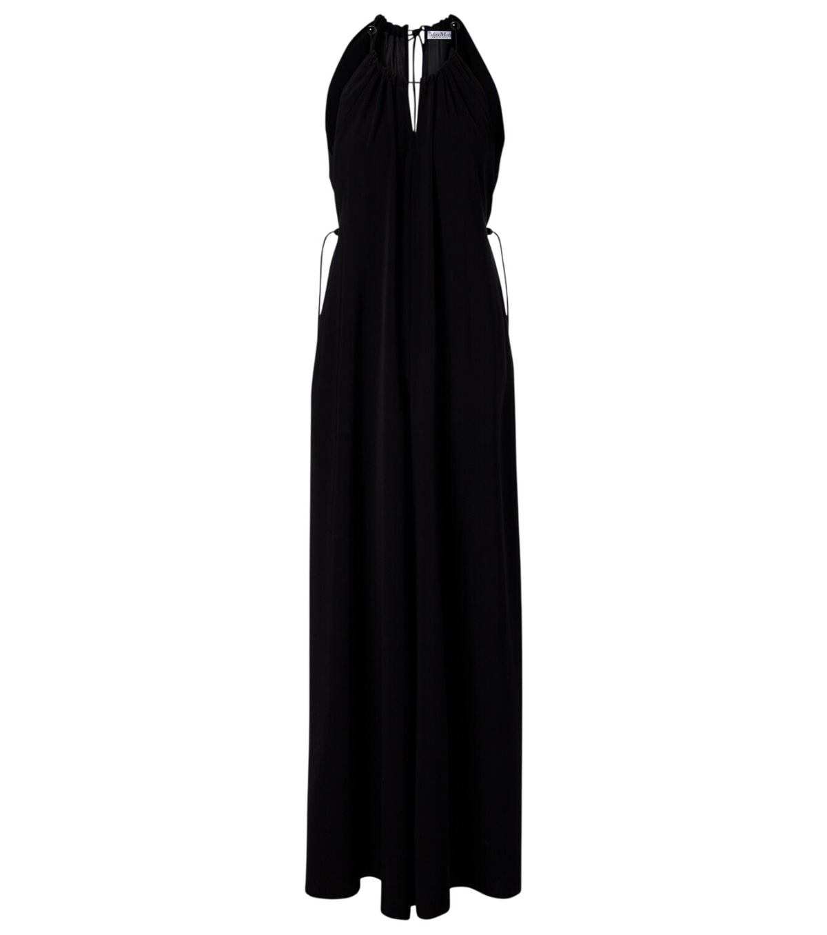 Max Mara Beachwear Agar Stretch-jersey Jumpsuit Black Max Mara