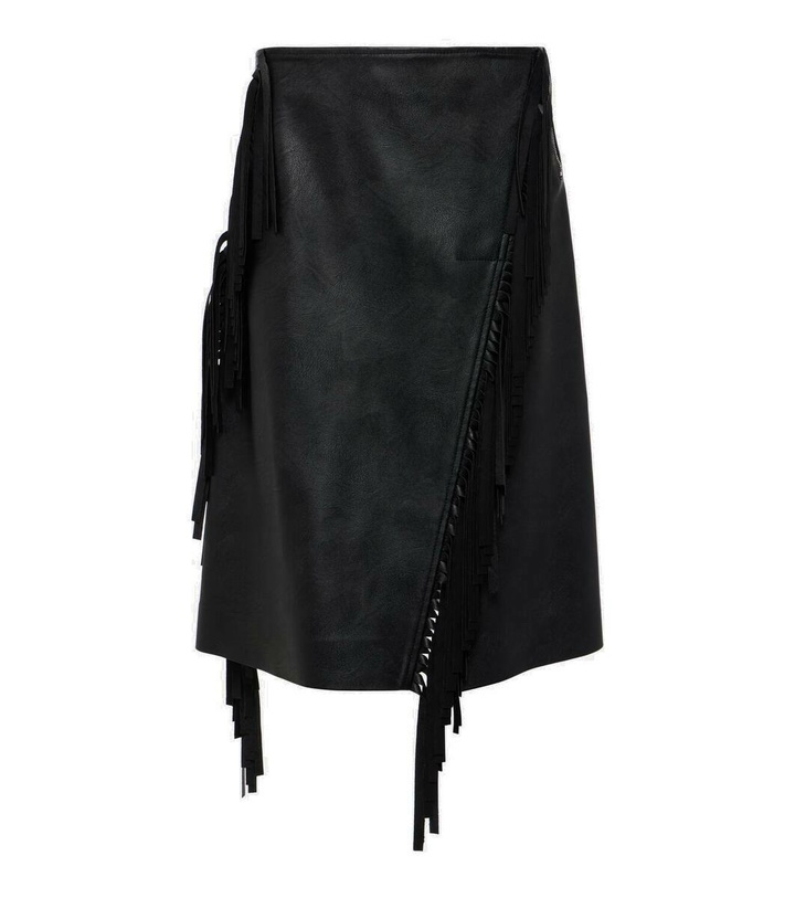 Photo: Stella McCartney Alter mat faux leather midi skirt