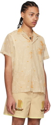 Bode Beige Lilium Shirt