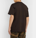 Carhartt WIP - Script Logo-Embroidered Cotton-Jersey T-Shirt - Black