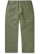 Beams Plus - Wide-Leg Cotton Trousers - Green