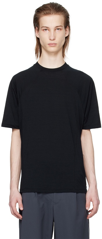 Photo: Goldwin 0 Black Paneled T-Shirt