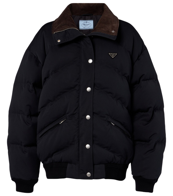 Photo: Prada Logo down jacket