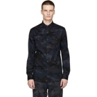 Valentino Navy Camo Shirt