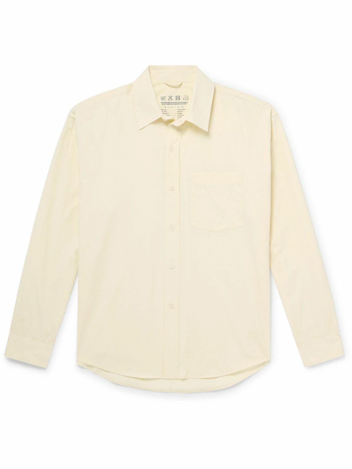 mfpen - Executive Cotton Shirt - Yellow mfpen
