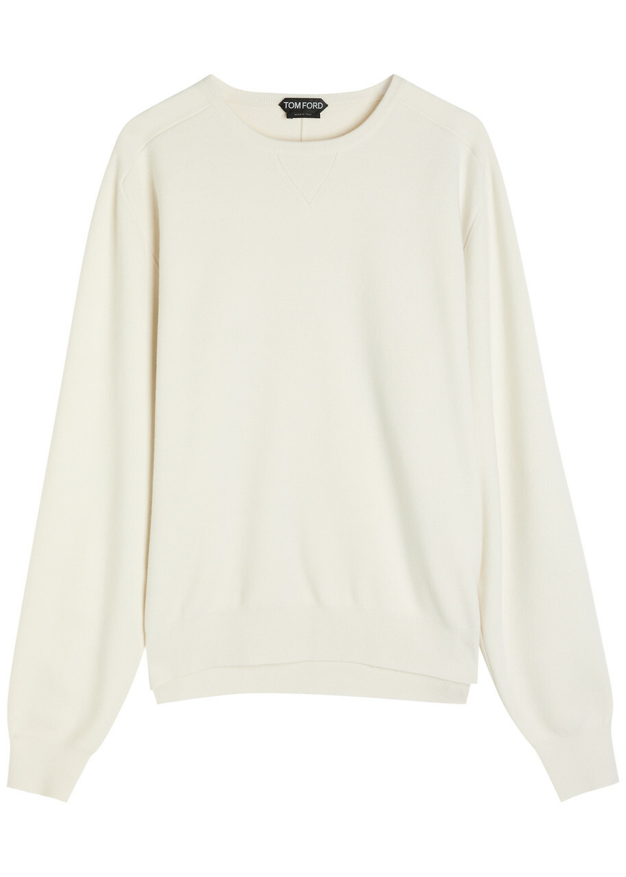 Tom Ford Perforated Silk Shirt White TOM FORD