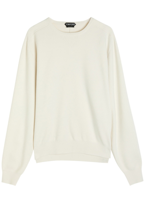 Photo: Tom Ford Cashmere Jumper Off White