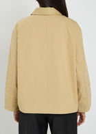 Arma Sina Cotton Overshirt Jacket Beige