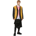 Comme des Garcons Homme Plus Black and Yellow Wool Blazer