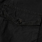 Stone Island Junior Zip Overshirt in Black