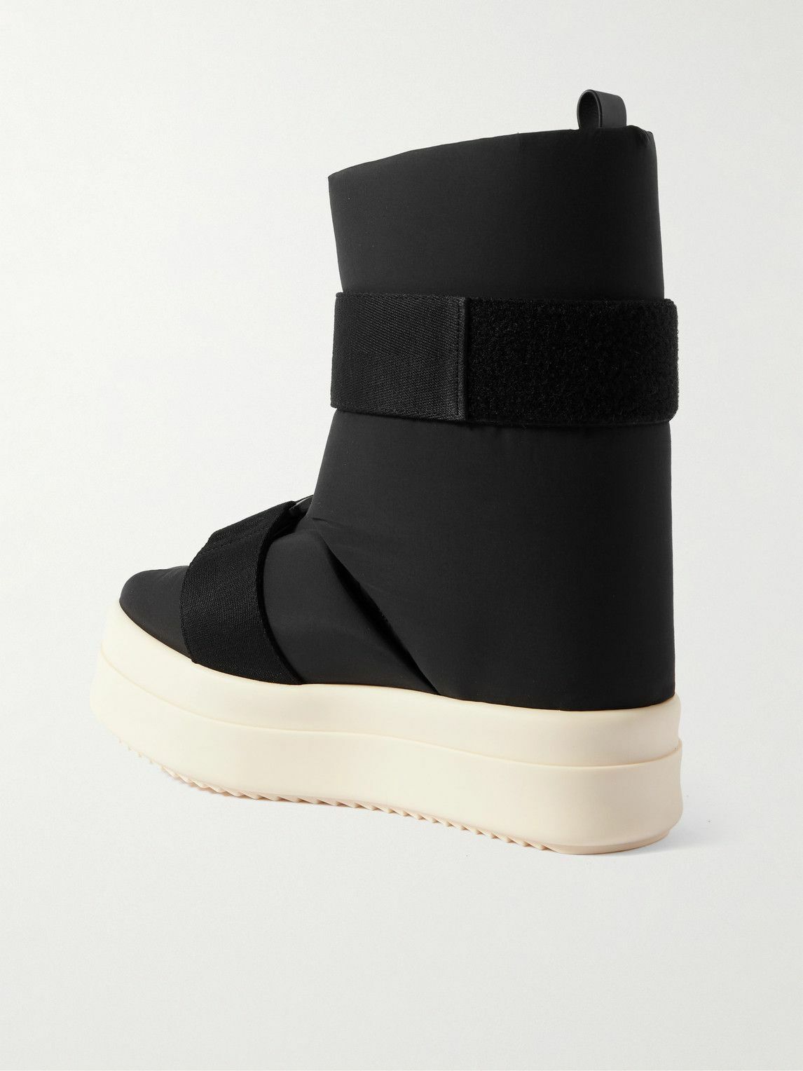 Rick Owens - Moncler Logo-Appliquéd Padded Shell Boots  display picture 1