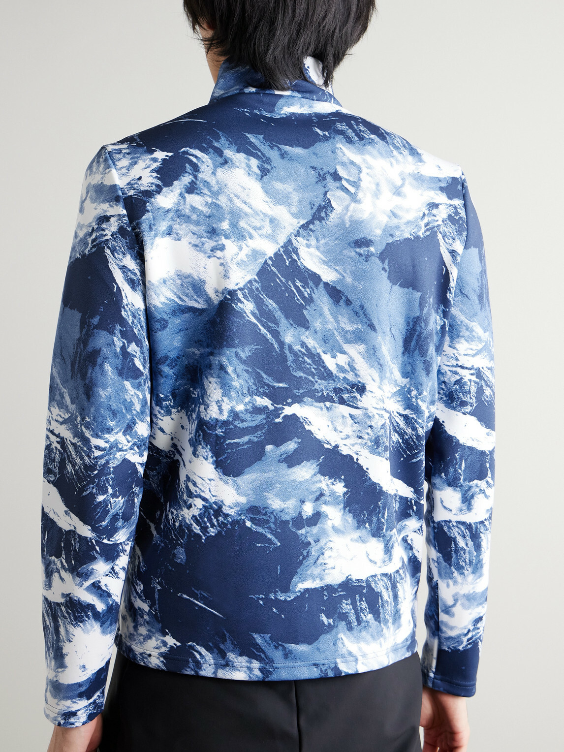 Fusalp - Timothy Printed Half-Zip Ski Base Layer - Blue