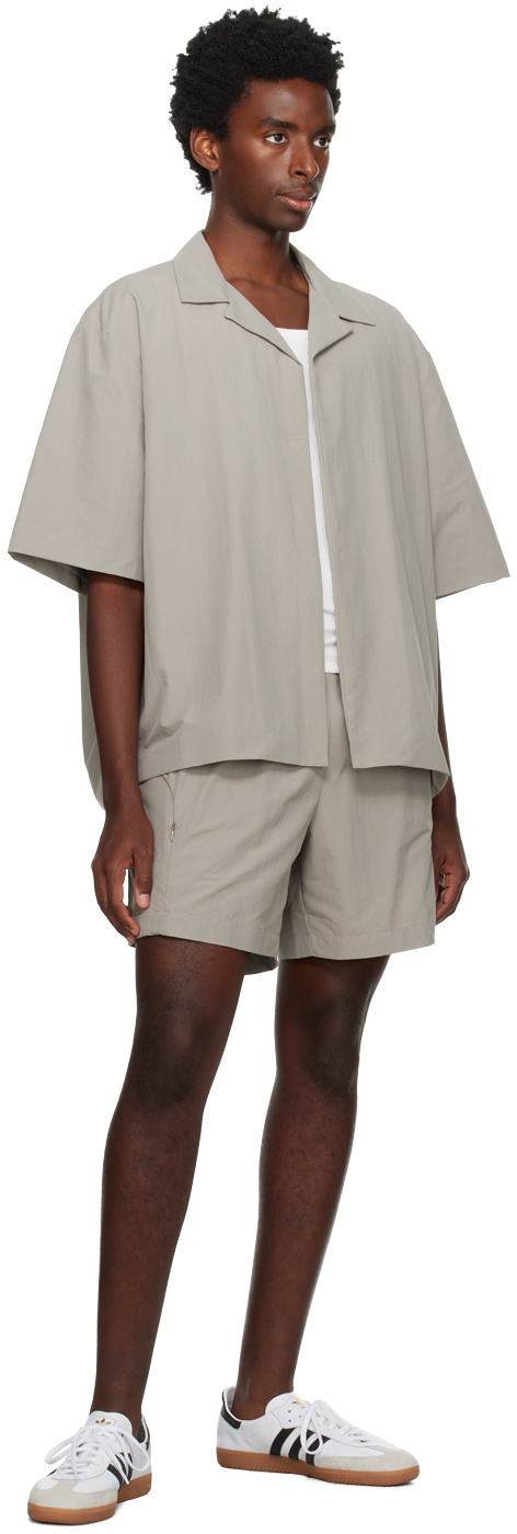 Seventh Gray Crinkled Shirt