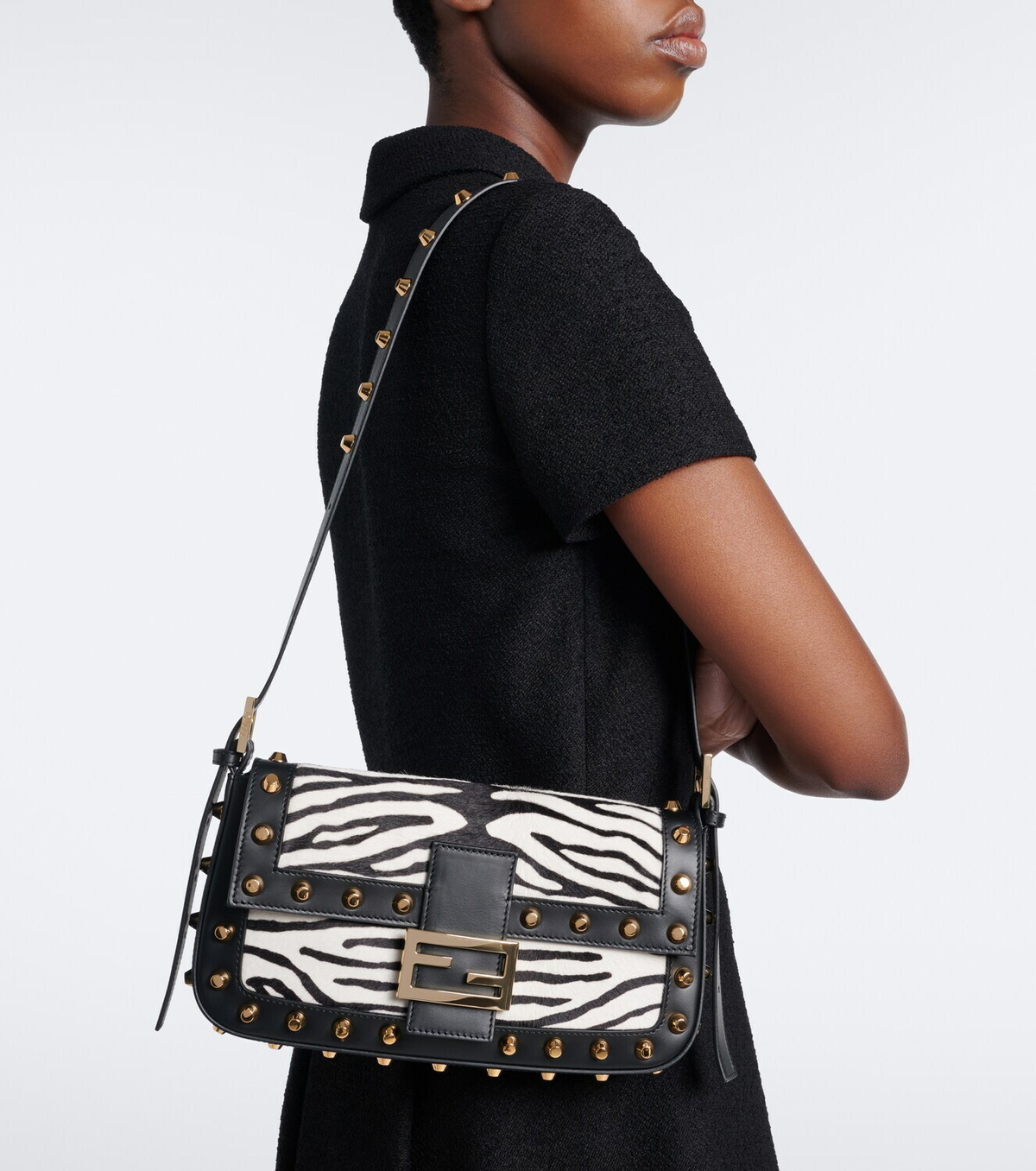 Fendi Baguette® 26424 calf hair shoulder bag