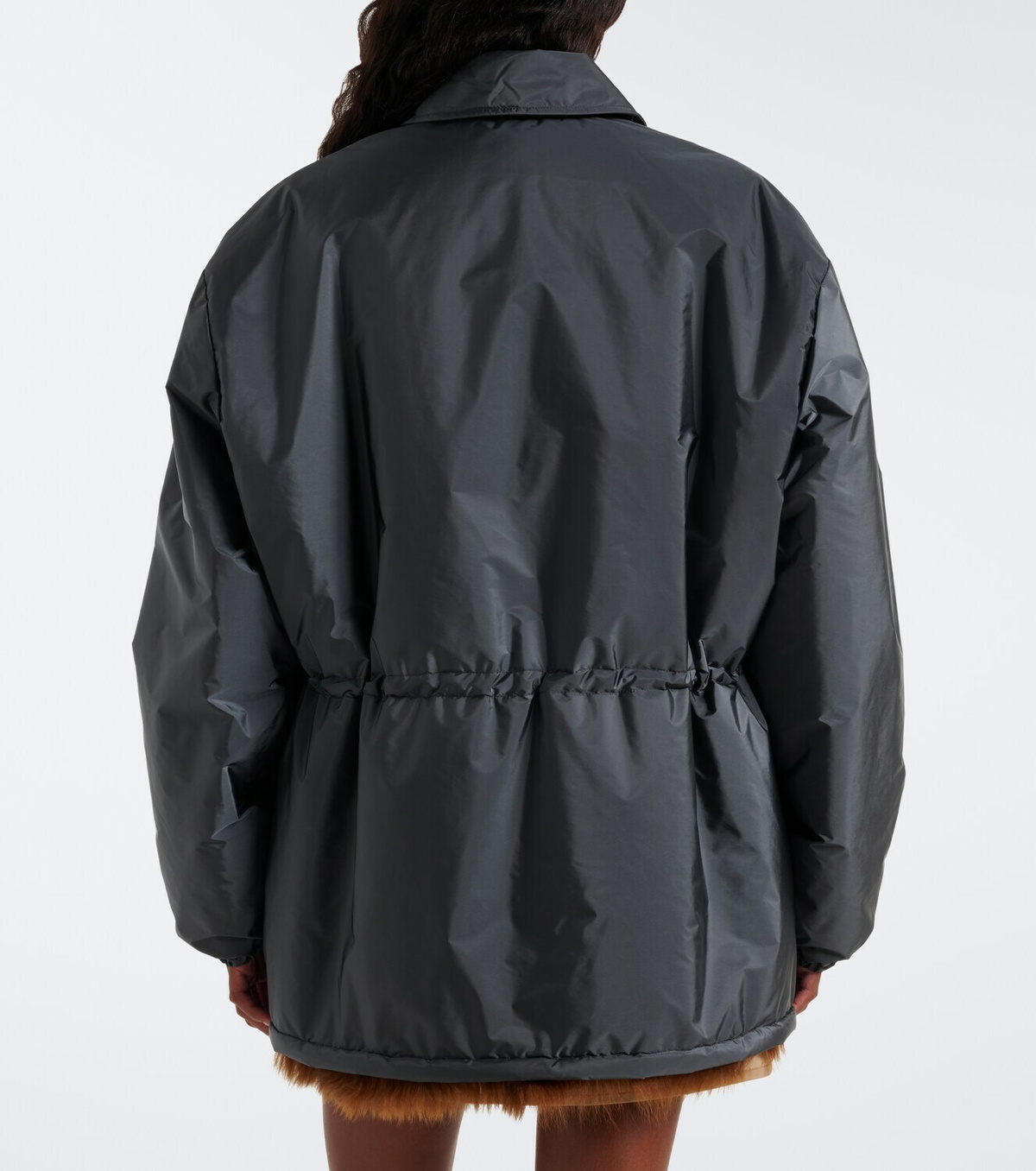 Miu Miu Shearling-lined blouson jacket