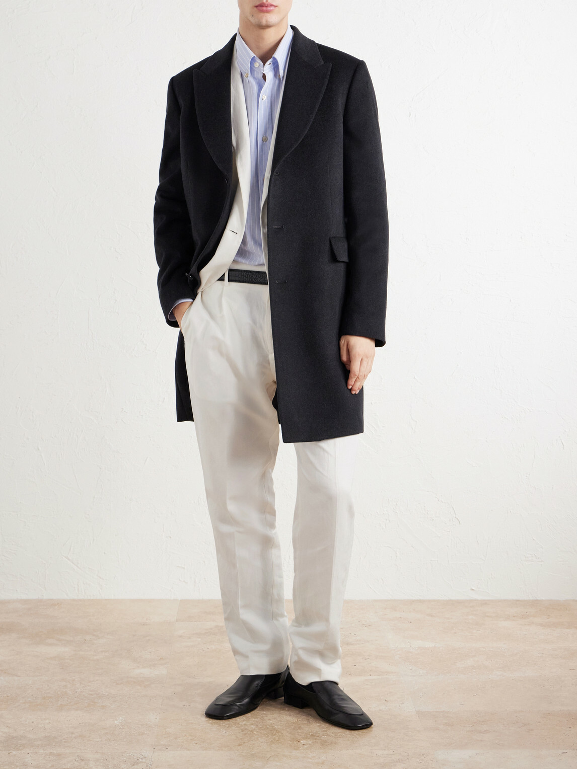 Paul Smith - Wool and Cashmere-Blend Coat - Blue