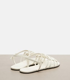 Loewe Paula's Ibiza Petal Anagram leather sandals