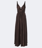 Zimmermann Draped silk maxi dress