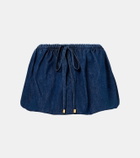 Patou Denim miniskirt