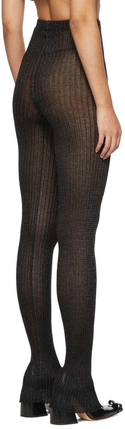 A. ROEGE HOVE Black Cotton & Nylon Leggings