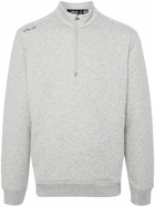 RLX Ralph Lauren Grey Quilted Half-Zip Sweatshirt