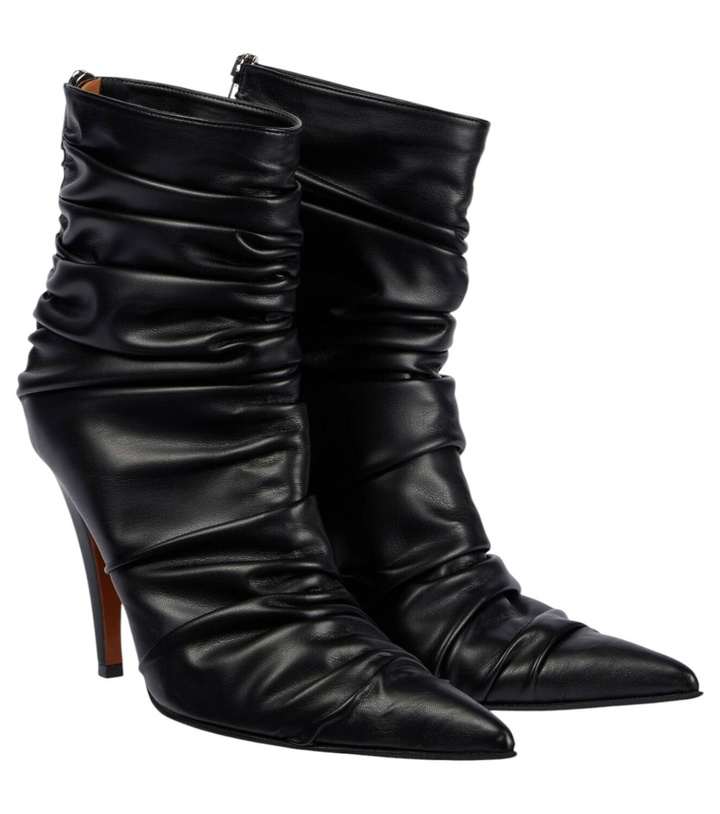 Photo: Alexander McQueen Ruched ankle boots