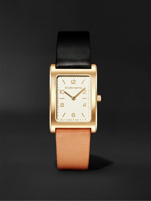 Photo: laCalifornienne - Daybreak 24mm Rose Gold-Plated and Leather Watch, Ref. No. YG DB-05
