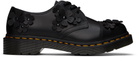 Dr. Martens Black 1461 Flower Appliqué Oxfords