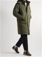 Theory - Wilson Recycled Shell Hooded Down Jacket - Green