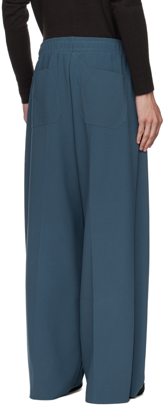 Birrot Blue Drawstring Trousers
