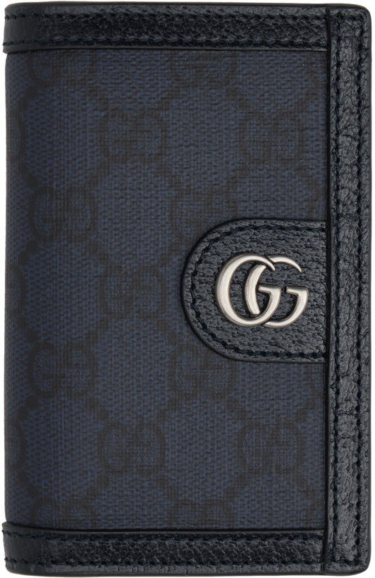 Photo: Gucci Navy Ophidia Wallet