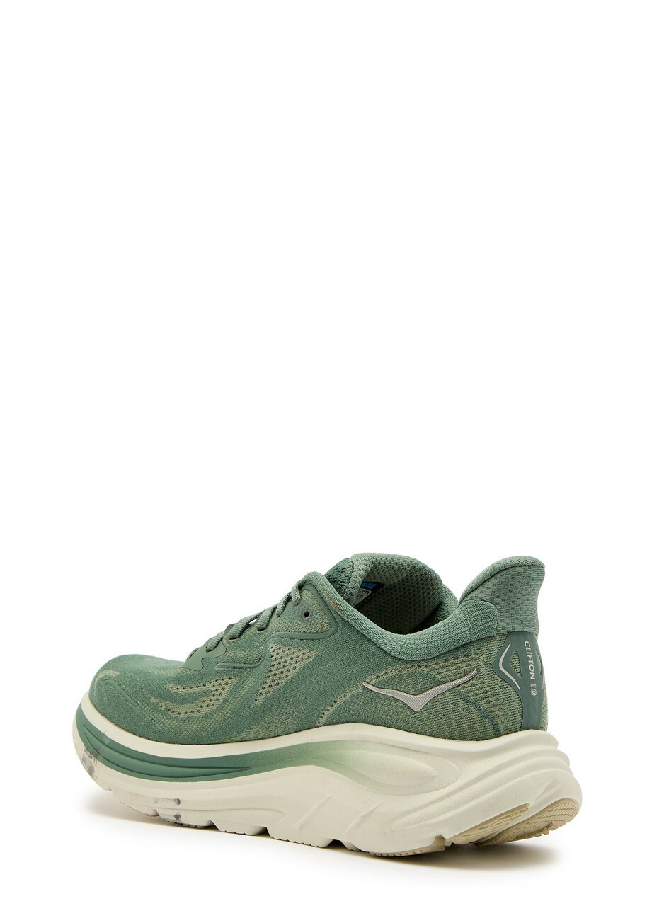 Hoka Clifton 10 Mesh Sneakers Green