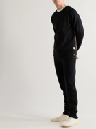 Paul Smith - Waffle-Knit Cotton-Blend Jersey Sweatshirt - Black