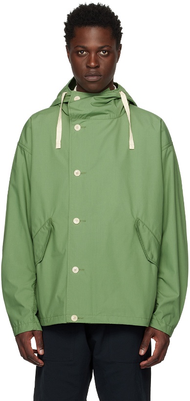 Photo: nanamica Green Hooded Jacket