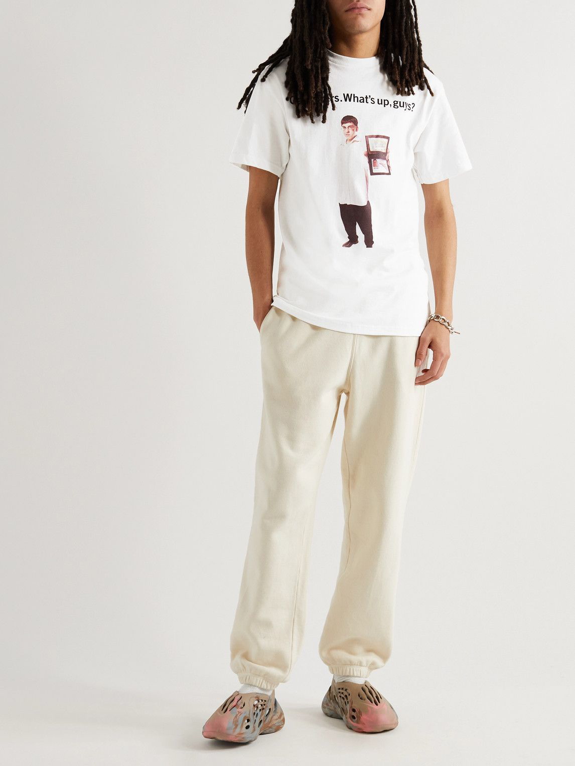 WACKO MARIA + Jean-Michel Basquiat Printed Cotton-Jersey T-Shirt for Men