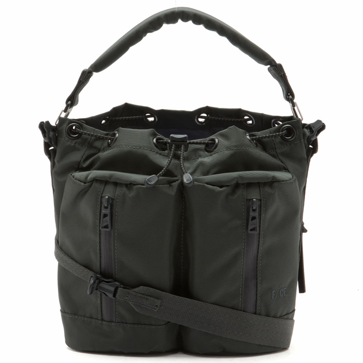 Photo: F/CE. 420 re/cor Tactical 2-Way Drawstring Bag in Grey 
