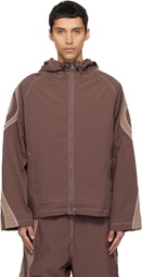 ERL Brown UFO Track Jacket
