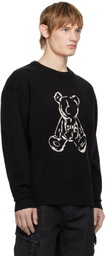 Izzue Black Bear Crewneck Sweater