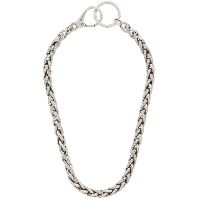Photo: Emanuele Bicocchi Silver Hammered Chain Necklace