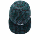 By Parra Men's Squared Waves Pattern Cap in Multi
