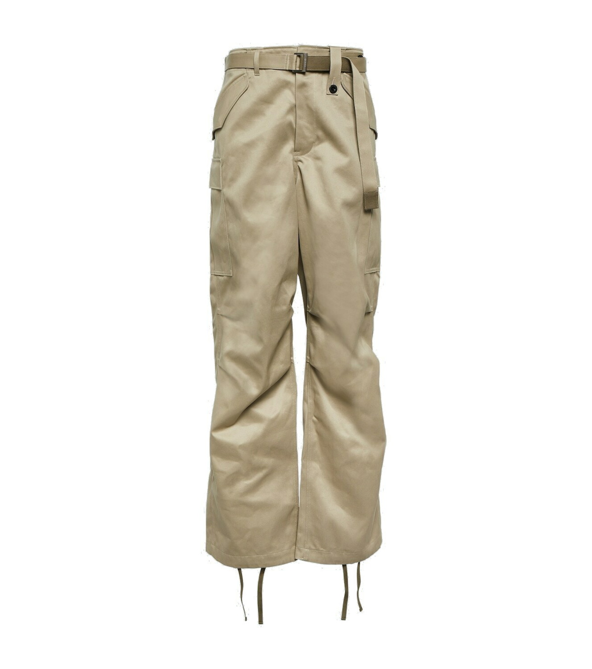 Sevens khaki cotton cargo pant