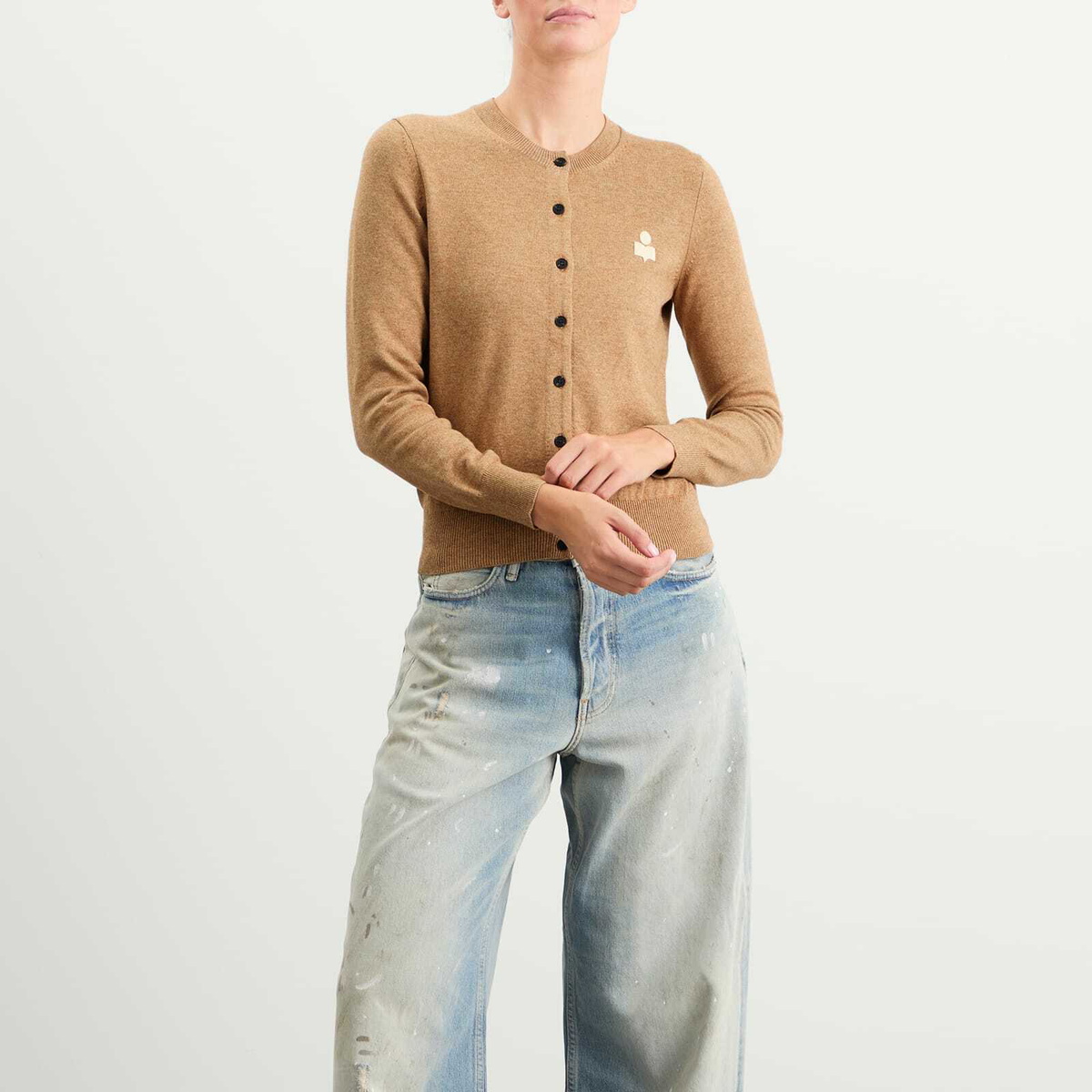 Isabel Marant Women's Étoile Mona Cardigan in Camel