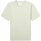 Folk Men's Pocket Nep Assembly T-Shirt in Light Olive