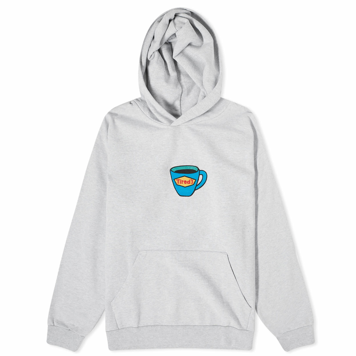 Tired Skateboards Men's Tired's Hoodie in Heather Grey