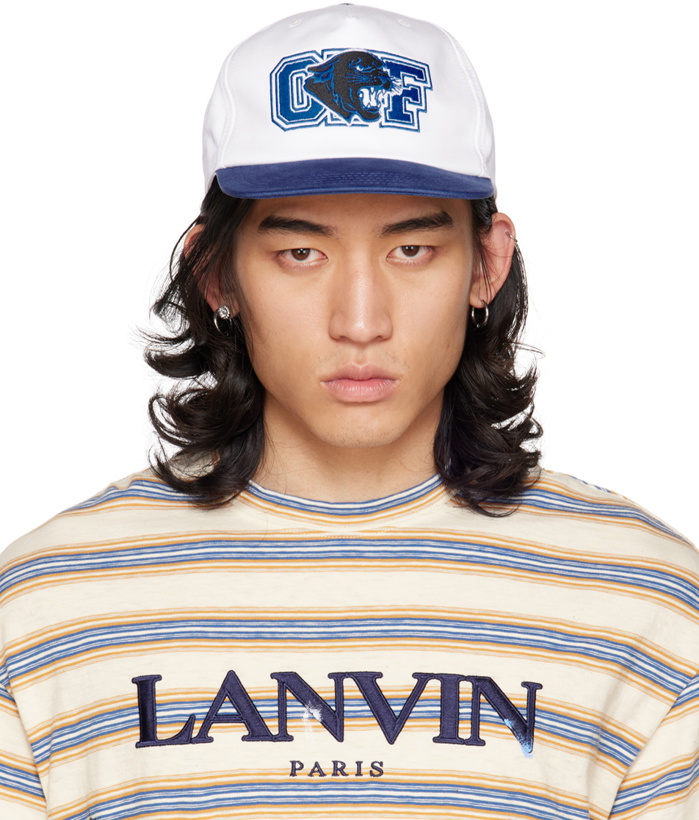Photo: Off-White White & Blue Panther Cap