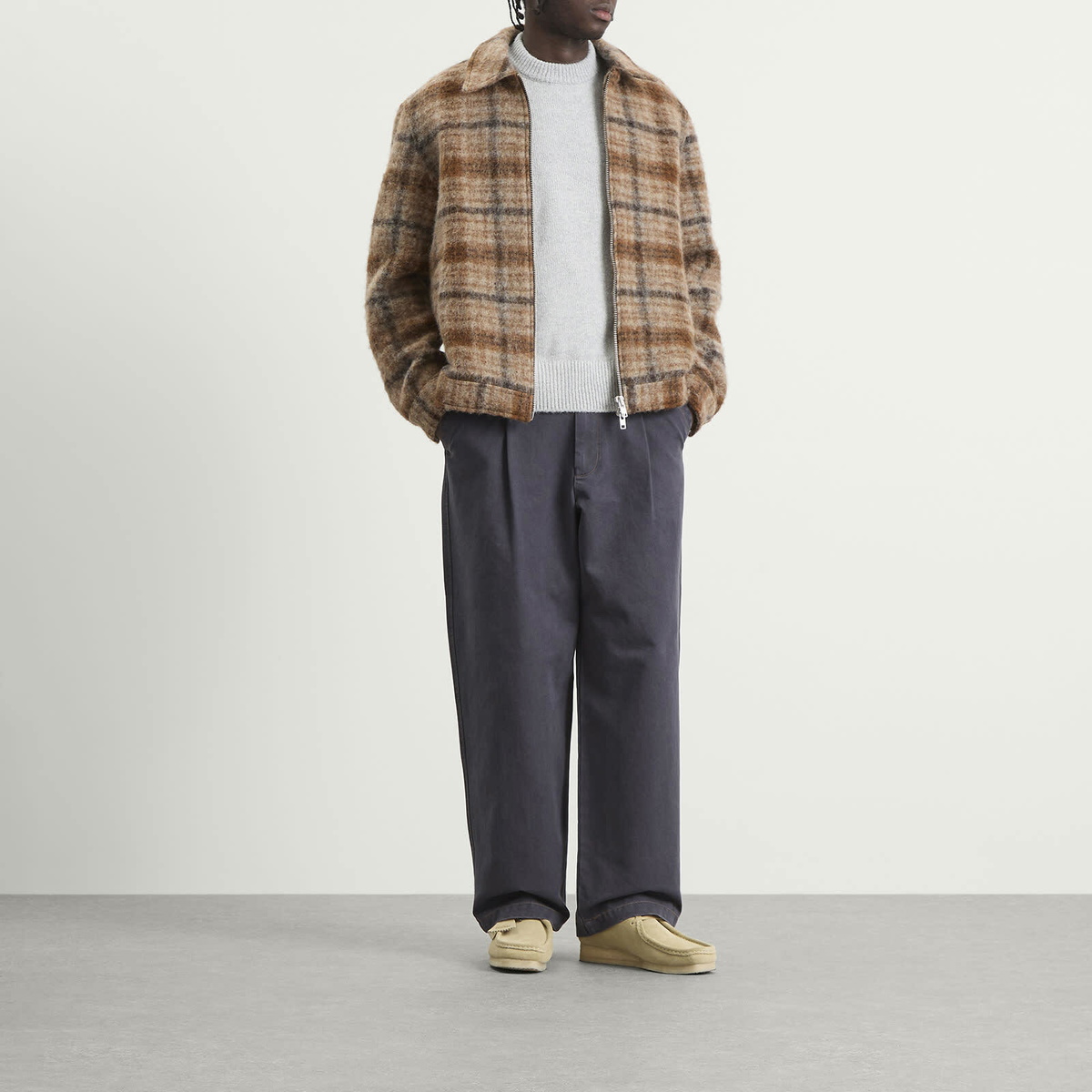 Bound Men's Heavy Canvas Workwear Trousers in Navy