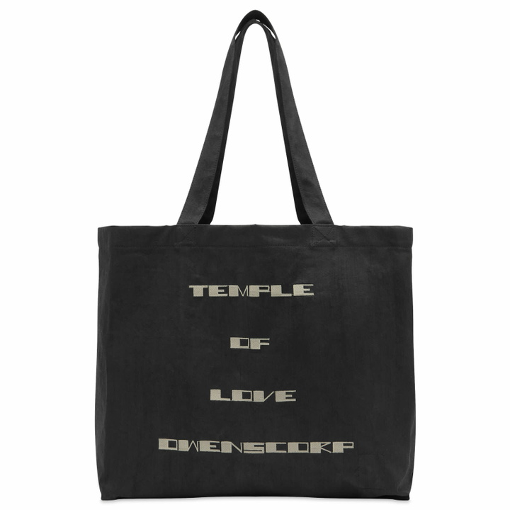 Photo: Rick Owens DRKSHDW Women's Temple of Love Tote Bag in Black 